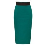 L'Wren Scott emerald pencil skirt