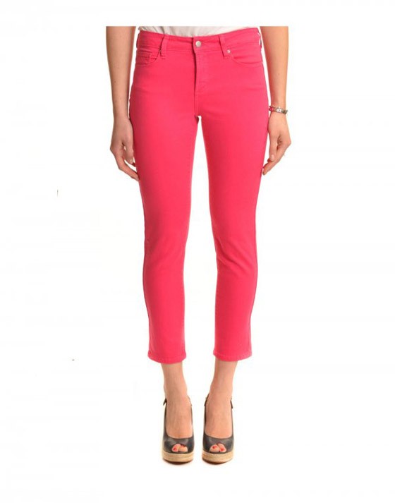 Cropped Pink Jeans for women