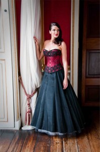 burlesque corset dress