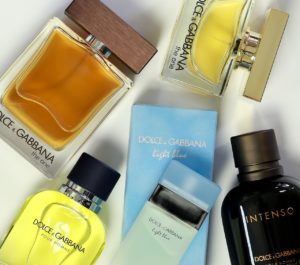 selection of perfumes